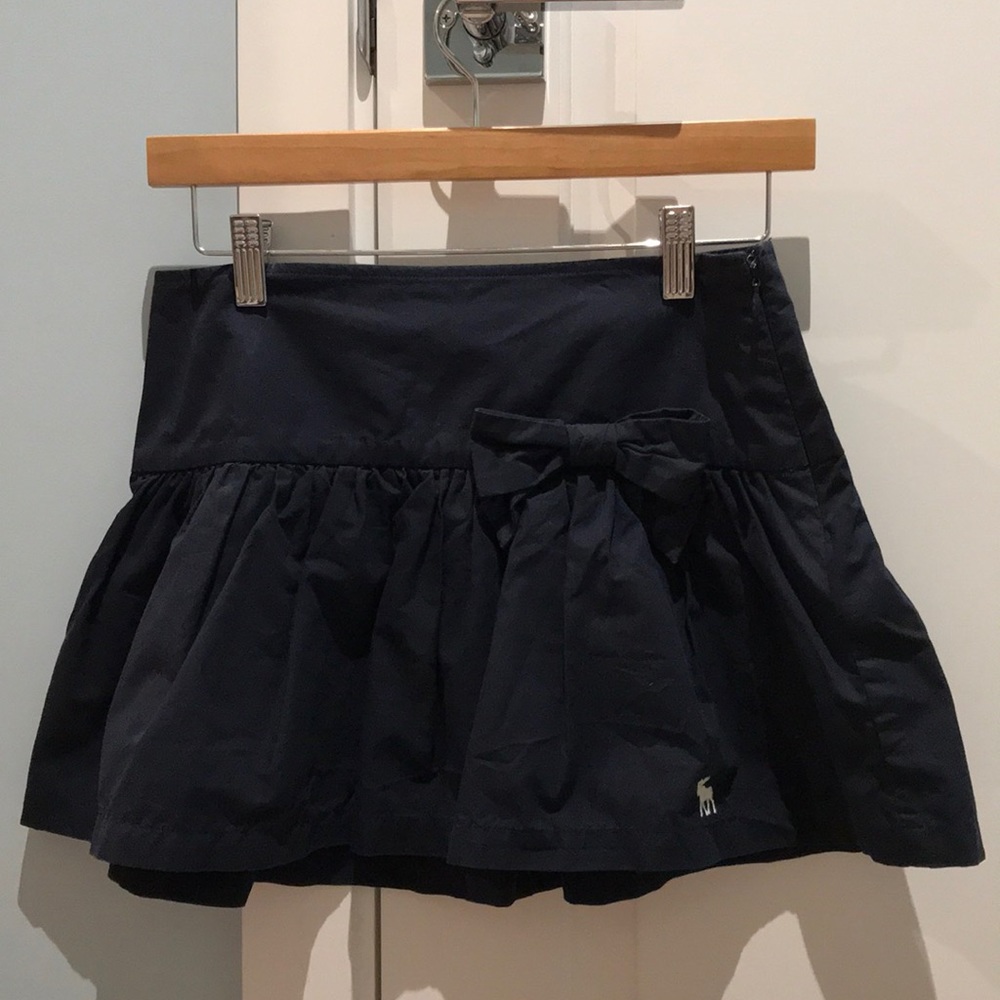 Abercrombie & Fitch dark blue mini skirt
